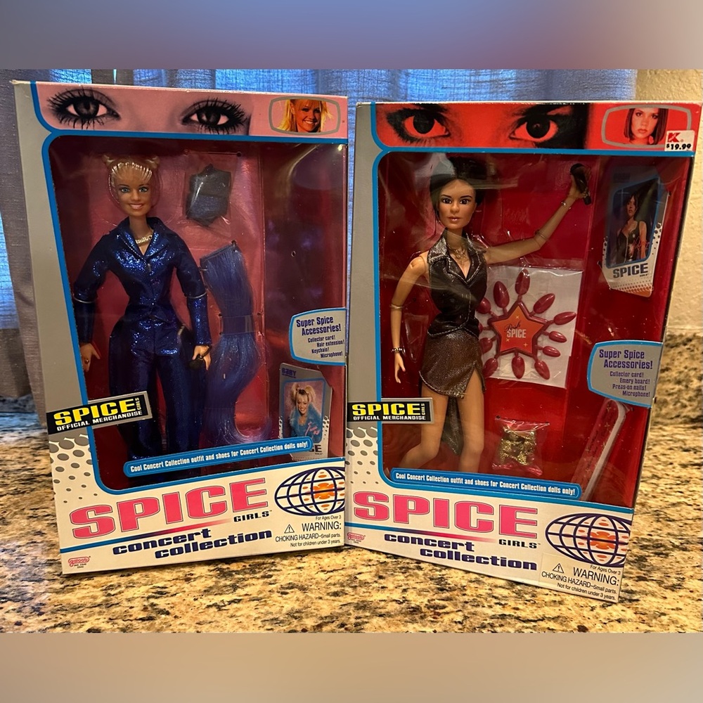 Spice Girl Dolls - Concert Collection 
Only 2 Dolls included in this set.